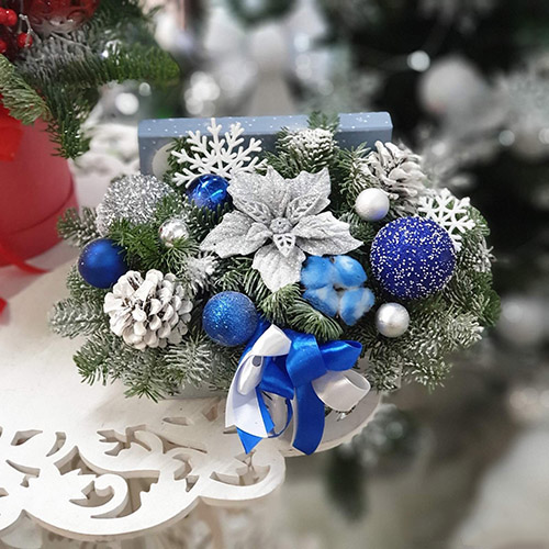 подарунок до нового року від магазину квітів фото