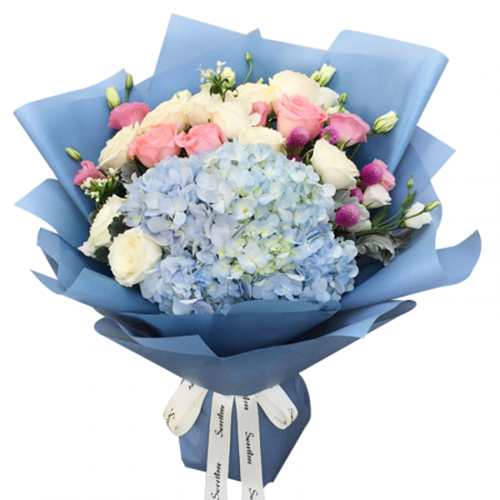 Фото товара Букет "Блакитна лагуна" в Луцьку
