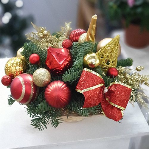 Фото товара Ікебана "Новорічний настрій" в Луцьку