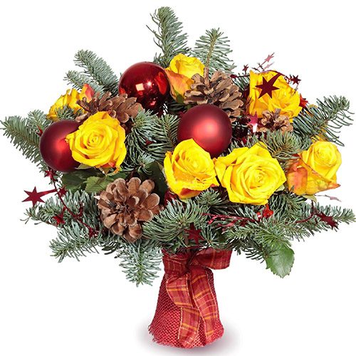 Фото товара Букет "Новорічний феєрверк" в Луцьку