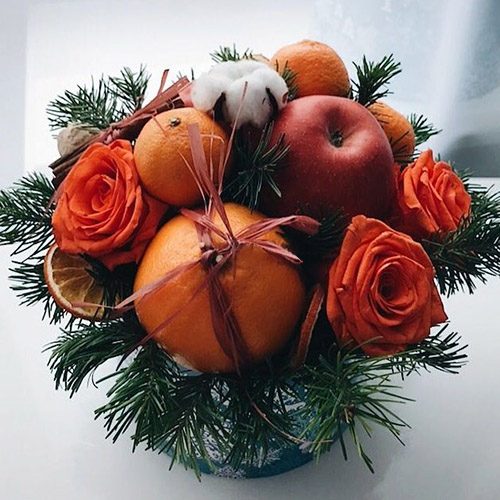 Фото товара Коробка "Помаранчевий настрій" в Луцьку