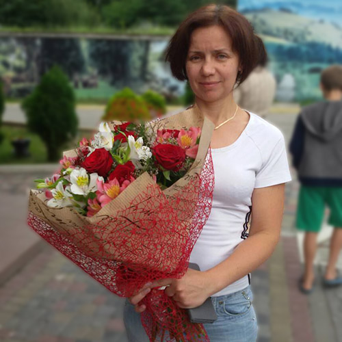 живе фото товару "Букет «Коррида»"